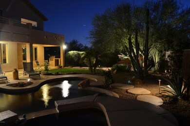 Back Yard Night Time