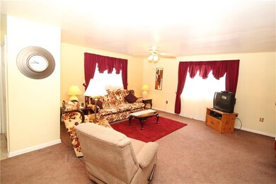 Very Nice Wall to Wall Carpeting & Ceiling Fan Lig