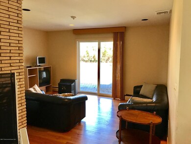 Family room with fireplace