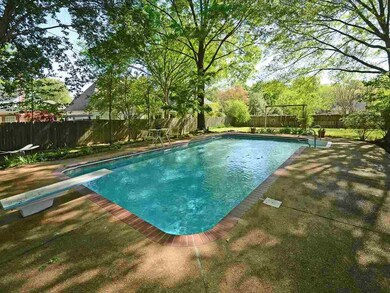 Beautiful sparkling inground pool