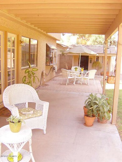 Covered patio