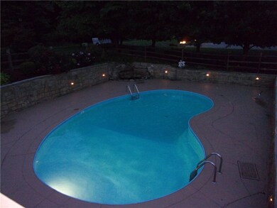 Wow...heated salt water pool with concrete bottom,