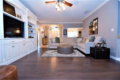 Complete with hardwood floors.