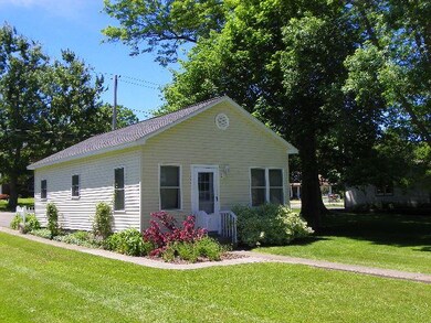 Views of the detached garage from the home.  Peren