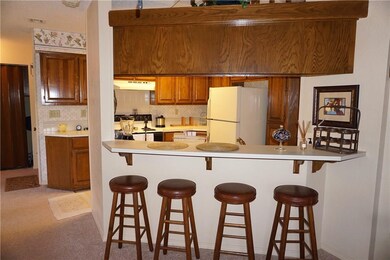 Kitchen with bar