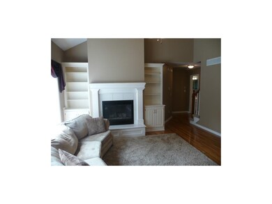 Gas Fireplace and Built-in wired for Surround Soun
