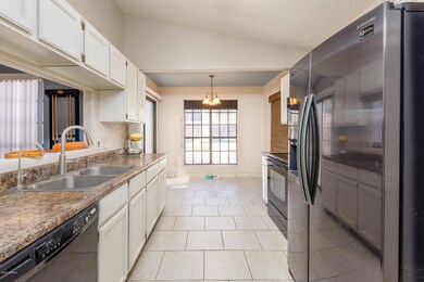 Partially updated kitchen