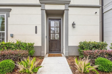 Private covered entry at 3606 Lannister Lane welco