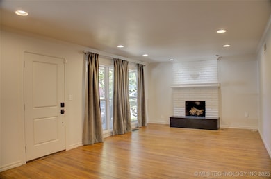 Handsome refinished oak hardwoods, throughout