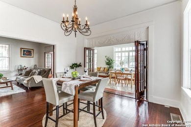 Dining space featuring healthy amount of natural 