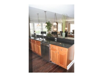 View of Kitchen Island From Hallway.  (Note the Be
