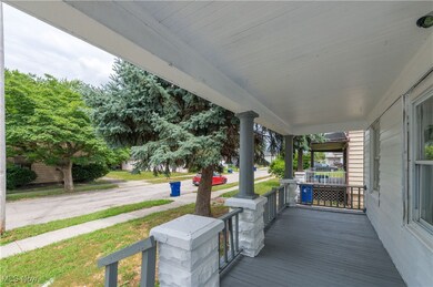 View of wooden porch