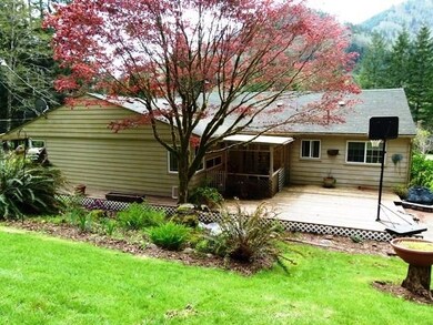 BACK VIEW OF HOME & DECK