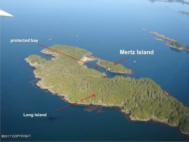 Mertz Island with markings