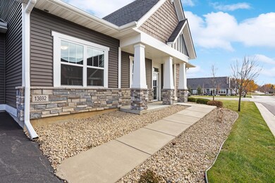 Front sidewalk and porch