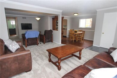Another view of the living and dining areas.  Open