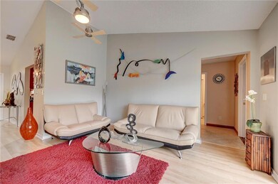 Living area 1 (note- ceiling fan shown in picture