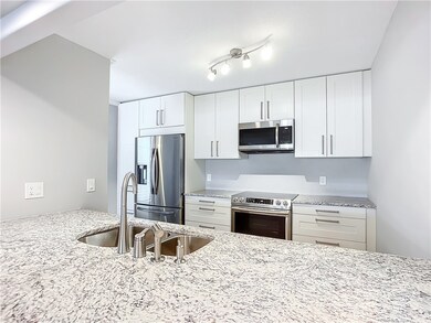 Brand new stunning kitchen featuring a matching SS