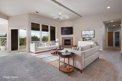 Virtually Staged Living Room