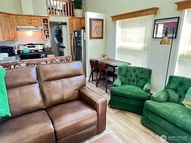 Ample space for sitting in the family room