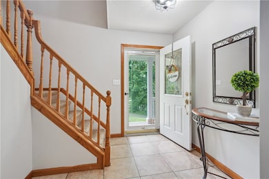 Foyer with loads of natural light.