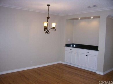 Formal Dining Area with built in cabinets, granite
