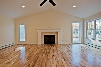 Great room with an entrance to the...