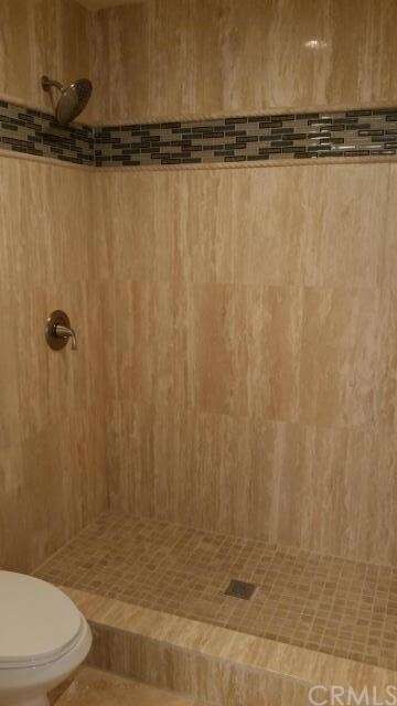 Master shower, glass enclosure to be installed
