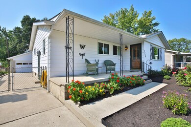 Welcoming front porch