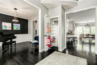 Entry from front door. Gorgeous parlor room, also 
