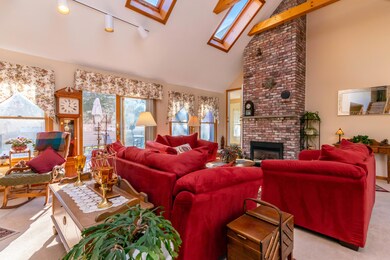 Living room with gas fireplace
