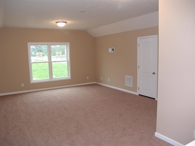 Large Bonus room with nearly Full Height Walls