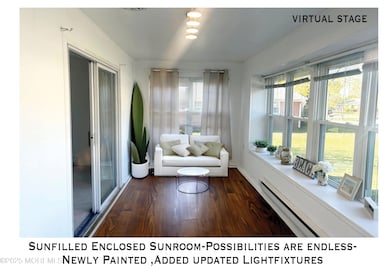 New V Sunroom with new Fixtures