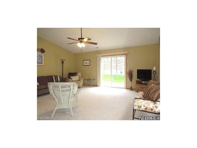 Great Room Looking In showing the vaulted ceiling 