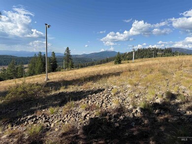 View of mountain background with rural landscape
