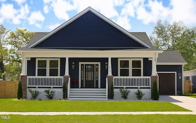 Inviting long Southern porch