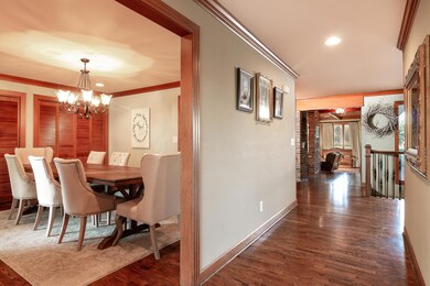 Wide Main Hall - Left to Formal Dining Room / Right to Office