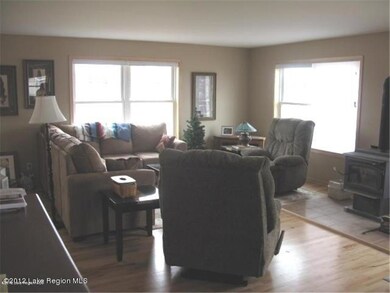 Living room with maple hard wood floor