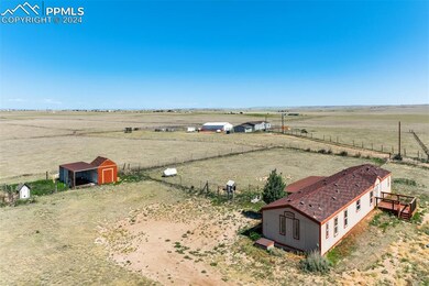 Bird's eye view with a rural view