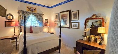 Bedroom featuring baseboards
