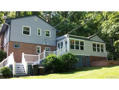 rear of house
