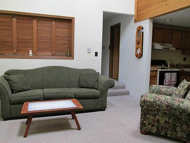 Living Room. Behind the couch is one of two bedroo