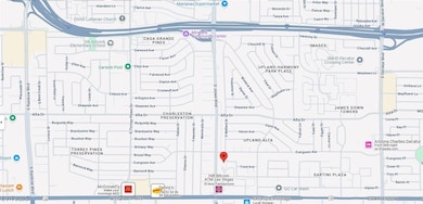Map of property with streets / nearby areas