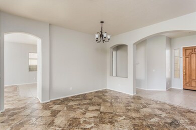 Living/Dining overlooking entrance