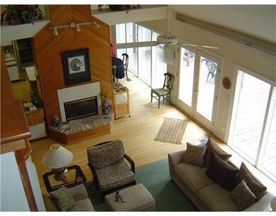 Living Room. Notice the wall of windows, there are