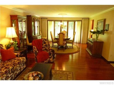 Dining Room. Formal dining room has 5 panel window