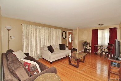Large windows across the front in the living room!