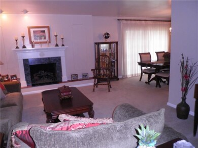 Living room dining room view from foyer