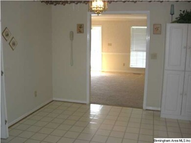 Large eating area in the kitchen.