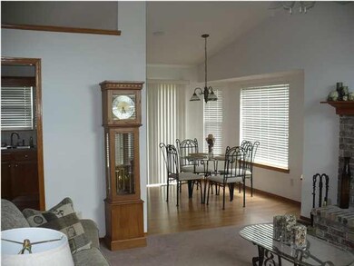 VIEW FROM FRONT DOOR, LOOKING INTO KITCHEN DINING 